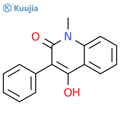 2(1H)-Quinolinone,4-hydroxy-1-methyl-3-phenyl- structure