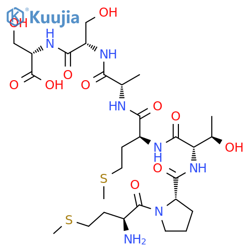 L-SERINE, L-METHIONYL-L-PROLYL-L-THREONYL-L-METHIONYL-L-ALANYL-L-SERYL- structure