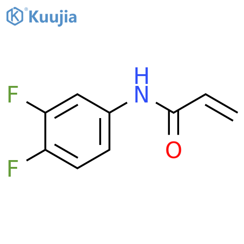 2-Propenamide, N-(3,4-difluorophenyl)- structure