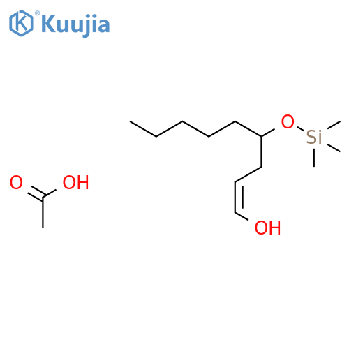 1-Nonen-1-ol, 4-[(trimethylsilyl)oxy]-, acetate, (1Z)- structure