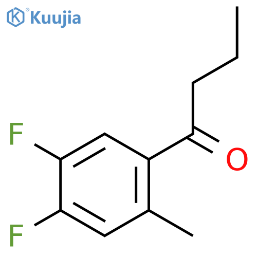 1-Butanone,1-(4,5-difluoro-2-methylphenyl)-(9CI) structure