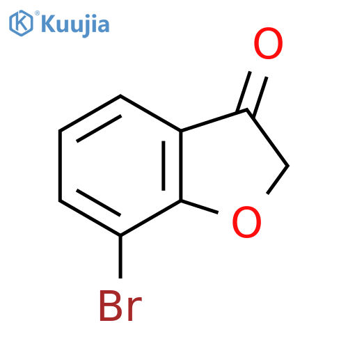 7-bromo-2,3-dihydro-1-benzofuran-3-one structure
