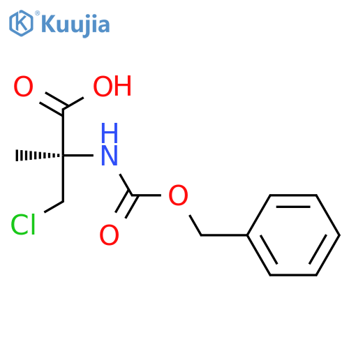 L-ALANINE, 3-CHLORO-2-METHYL-N-[(PHENYLMETHOXY)CARBONYL]- structure