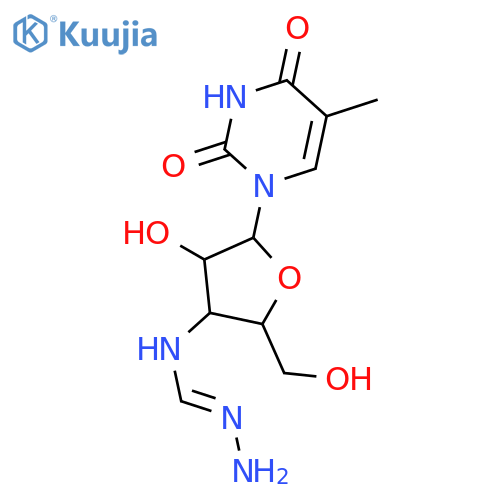 Uridine, 3'-[(aminoiminomethyl)amino]-3'-deoxy-5-methyl- structure