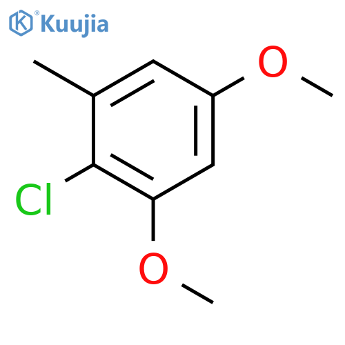 4-Chloro-5-methyl-1,3-benzenediol; Di-Me ether structure