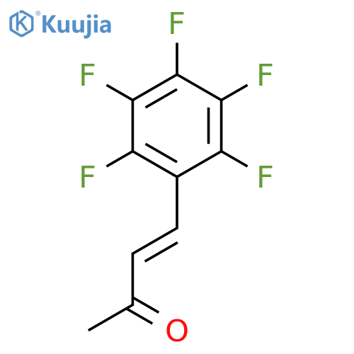 4-(pentafluorophenyl)but-3-en-2-one structure