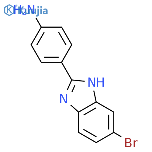 4-(5-Bromo-1H-1,3-benzodiazol-2-yl)aniline structure