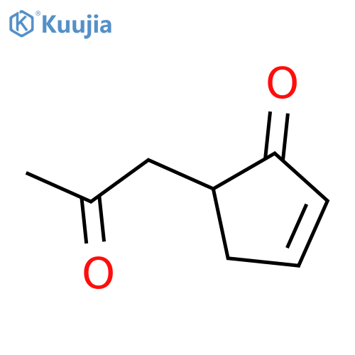 2-CYCLOPENTEN-1-ONE, 5-(2-OXOPROPYL)- structure