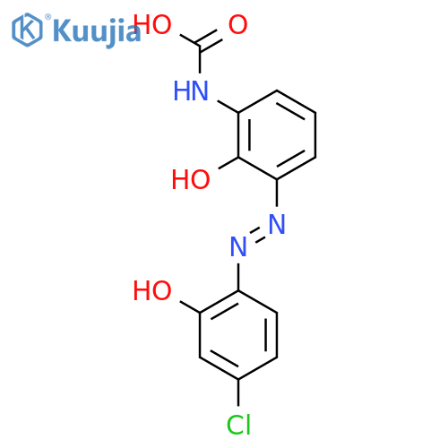Carbamic acid, [[(4-chloro-2-hydroxyphenyl)azo]hydroxyphenyl]- structure