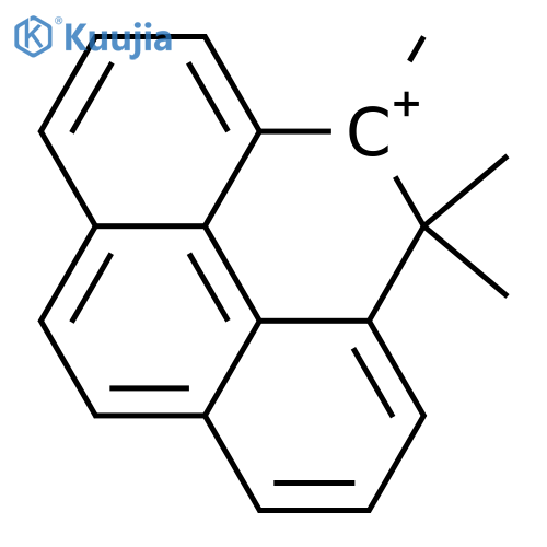4-Pyrenylium, 4,5-dihydro-4,5,5-trimethyl- structure