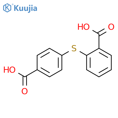 BENZOIC ACID, 2-[(4-CARBOXYPHENYL)THIO]- structure