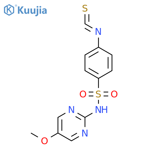 4-Isothiocyanato-N-(5-methoxypyrimidin-2-yl)benzene-1-sulfonamide structure