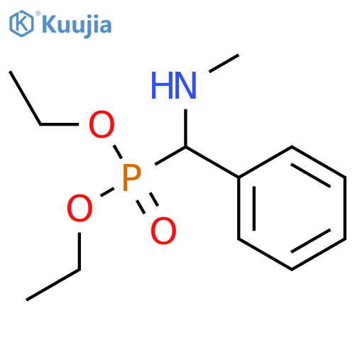 Phosphonic acid, [(methylamino)phenylmethyl]-, diethyl ester structure