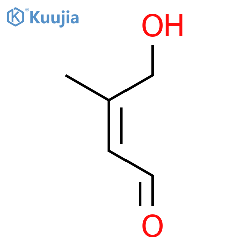2-BUTENAL, 4-HYDROXY-3-METHYL-, (2Z)- structure