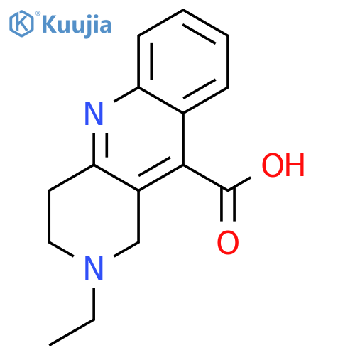 2-Ethyl-1H,2H,3H,4H-benzob1,6-naphthyridine-10-carboxylic Acid structure