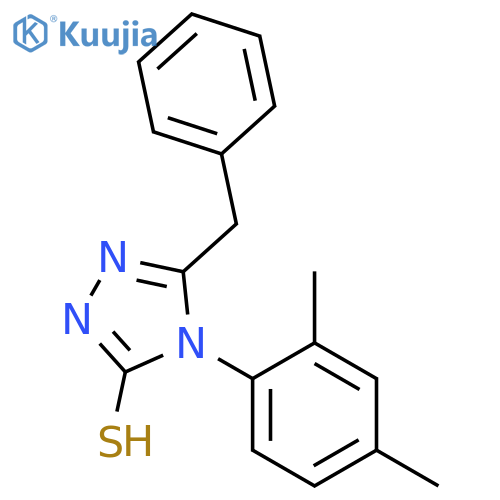 5-Benzyl-4-(2,4-dimethylphenyl)-4H-1,2,4-triazole-3-thiol structure