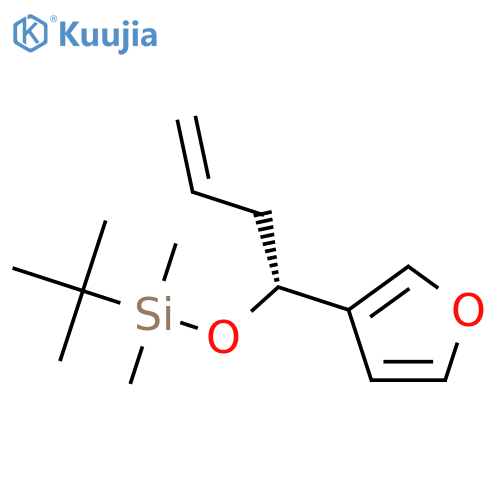 SILANE, (1,1-DIMETHYLETHYL)[[(1R)-1-(3-FURANYL)-3-BUTENYL]OXY]DIMETHYL- structure