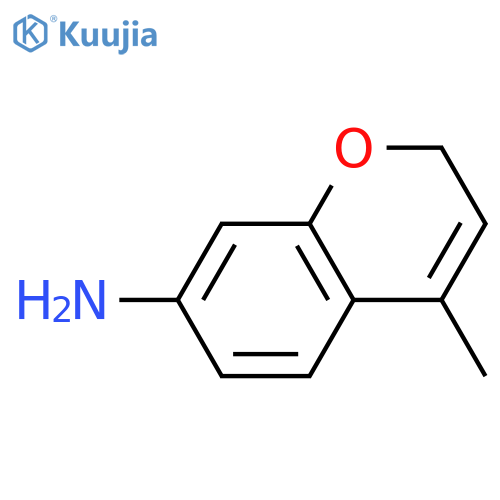 2H-1-BENZOPYRAN-7-AMINE, 4-METHYL- structure