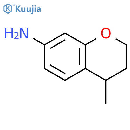 2H-1-Benzopyran-7-amine, 3,4-dihydro-4-methyl- structure