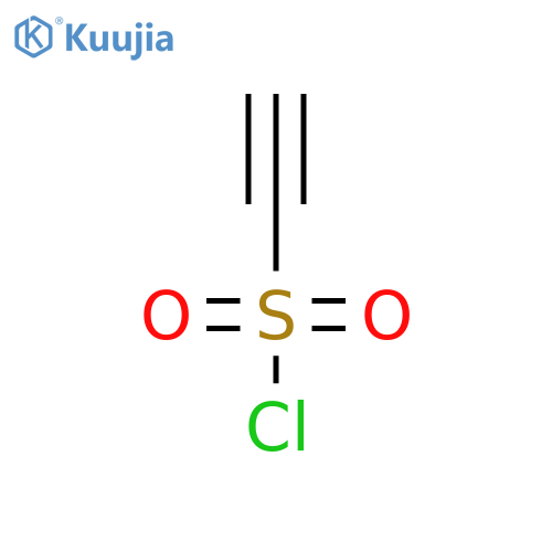 Ethynesulfonyl chloride structure