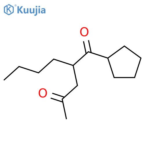 1,4-Pentanedione, 2-butyl-1-cyclopentyl- structure