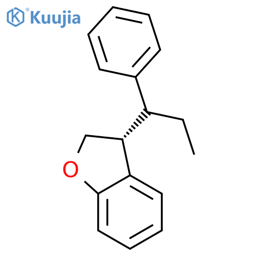 BENZOFURAN, 2,3-DIHYDRO-3-(1-PHENYLPROPYL)-, (3R)- structure
