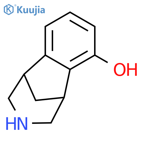 1,5-Methano-1H-3-benzazepin-6-ol, 2,3,4,5-tetrahydro- structure