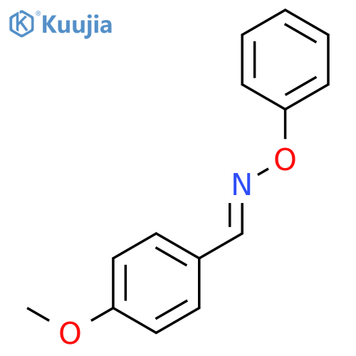 Benzaldehyde, 4-methoxy-, O-phenyloxime structure