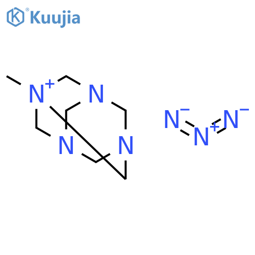 3,5,7-Triaza-1-azoniatricyclo[3.3.1.13,7]decane, 1-methyl-, azide structure