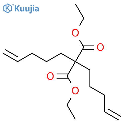 PROPANEDIOIC ACID, DI-4-PENTENYL-, DIETHYL ESTER structure