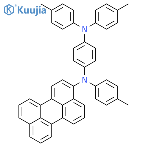 1,4-BENZENEDIAMINE, N,N,N'-TRIS(4-METHYLPHENYL)-N'-3-PERYLENYL- structure