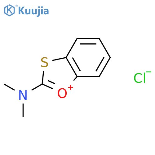 1,3-Benzoxathiol-1-ium, 2-(dimethylamino)-, chloride structure