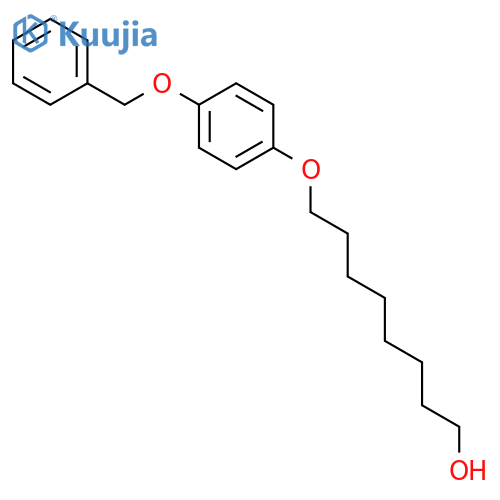 1-Octanol, 8-[4-(phenylmethoxy)phenoxy]- structure