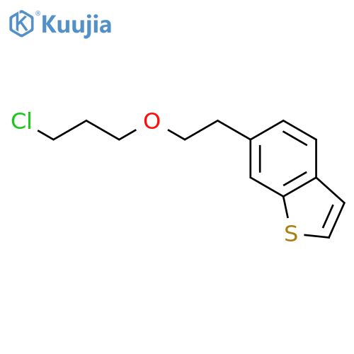 Benzo[b]thiophene, 6-[2-(3-chloropropoxy)ethyl]- structure