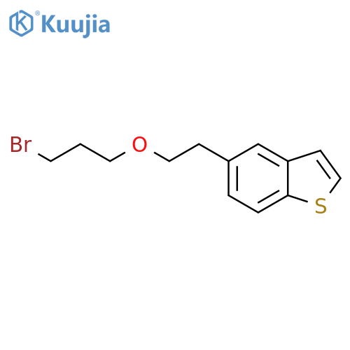 BENZO[B]THIOPHENE, 5-[2-(3-BROMOPROPOXY)ETHYL]- structure