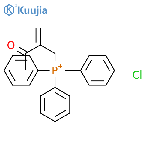 Phosphonium, (2-methylene-3-oxobutyl)triphenyl-, chloride structure