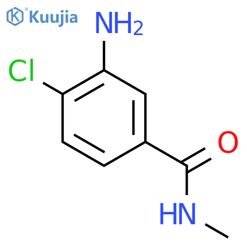 3-Amino-4-chloro-N-methylbenzamide structure