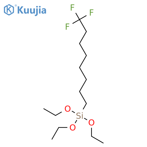 Silane, triethoxy(8,8,8-trifluorooctyl)- structure