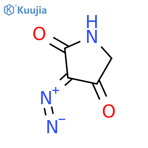 2,4-Pyrrolidinedione, 3-diazo- structure