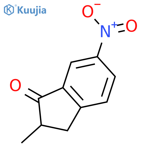 1H-Inden-1-one, 2,3-dihydro-2-methyl-6-nitro- structure