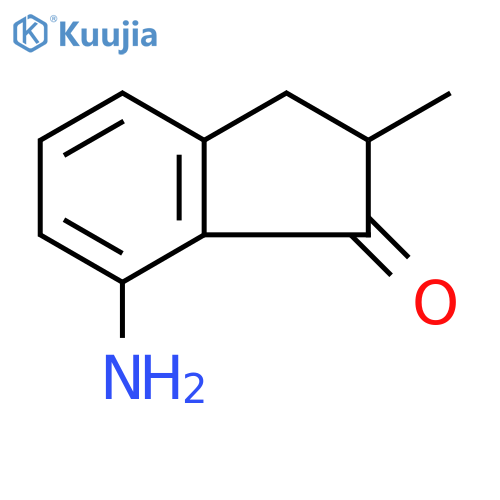 7-amino-2-methyl-2,3-dihydro-1H-inden-1-one structure