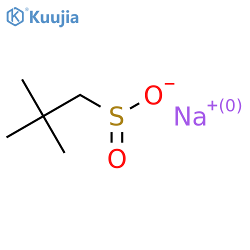 Sodium 2,2-dimethylpropylsulfinate structure