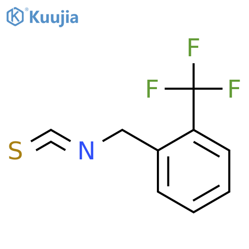 Benzene, 1-(isothiocyanatomethyl)-2-(trifluoromethyl)- structure