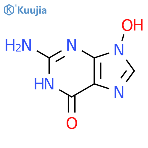 2-amino-1,9-dihydro-9-hydroxy-6H-Purin-6-one structure