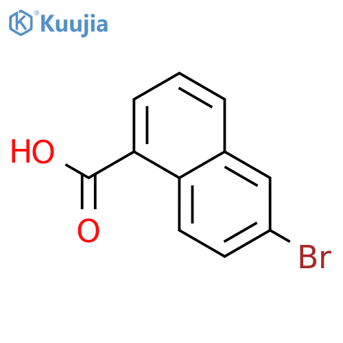 6-Bromonaphthalene-1-carboxylic Acid structure