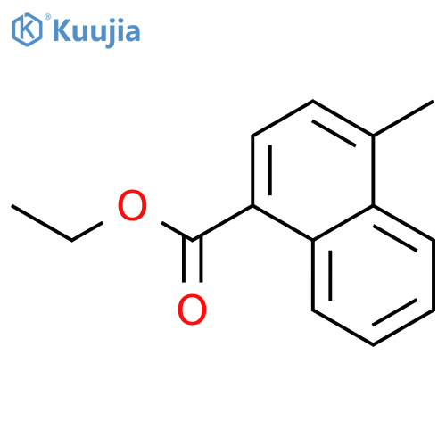 Ethyl 4-methyl-1-naphthoate structure