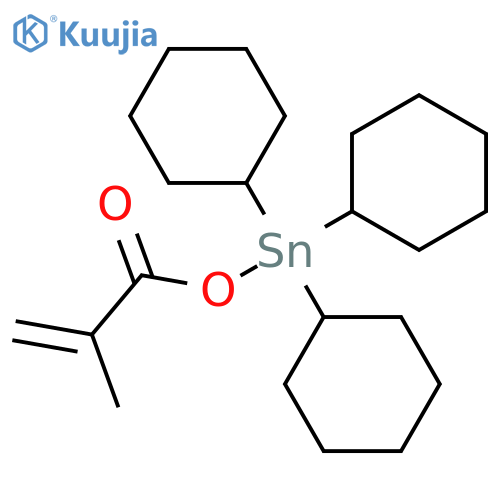 STANNANE, TRICYCLOHEXYL[(2-METHYL-1-OXO-2-PROPENYL)OXY]- structure