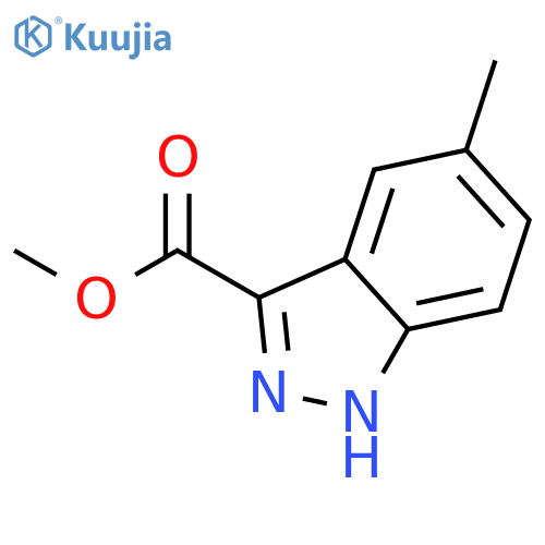Methyl 5-Methyl-1H-indazole-3-carboxylate structure