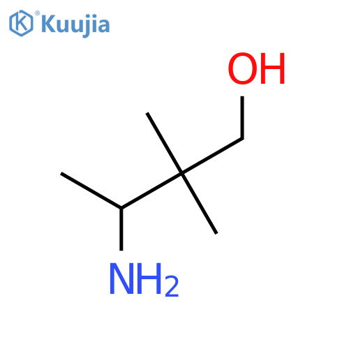 3-amino-2,2-dimethylbutan-1-ol structure