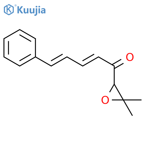 2,4-Pentadien-1-one, 1-(3,3-dimethyloxiranyl)-5-phenyl- structure